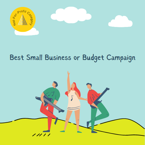 Awards Graphic - Small Budget Small Business - Not For Profit